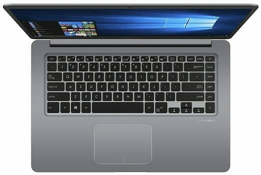 ASUS VivoBook F510UA AH51 keyboard and touchpad