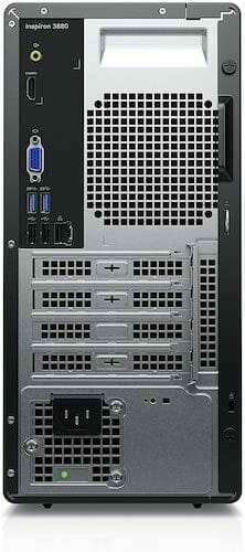 Dell Inspiron 3880 Desktop ports