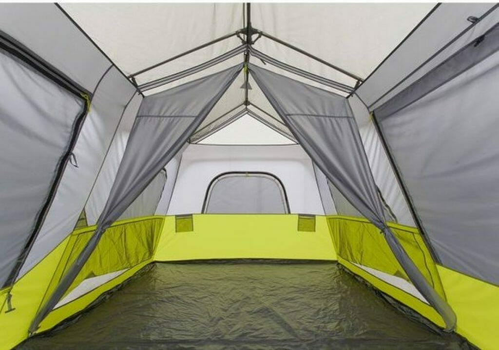 Core 9 Person Instant Cabin Tent inside