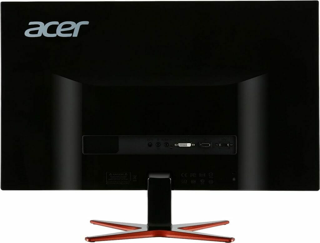 Acer XG270HU Review back