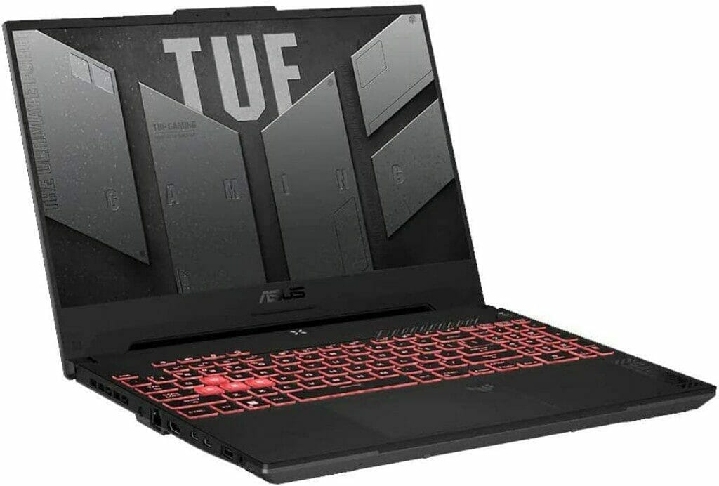 Asus TUF Gaming A15 FA507NU-DS74 Review screen