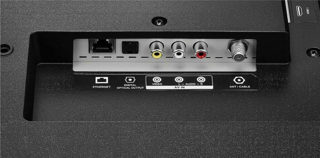 Insignia NS-43F301NA22 Review ports