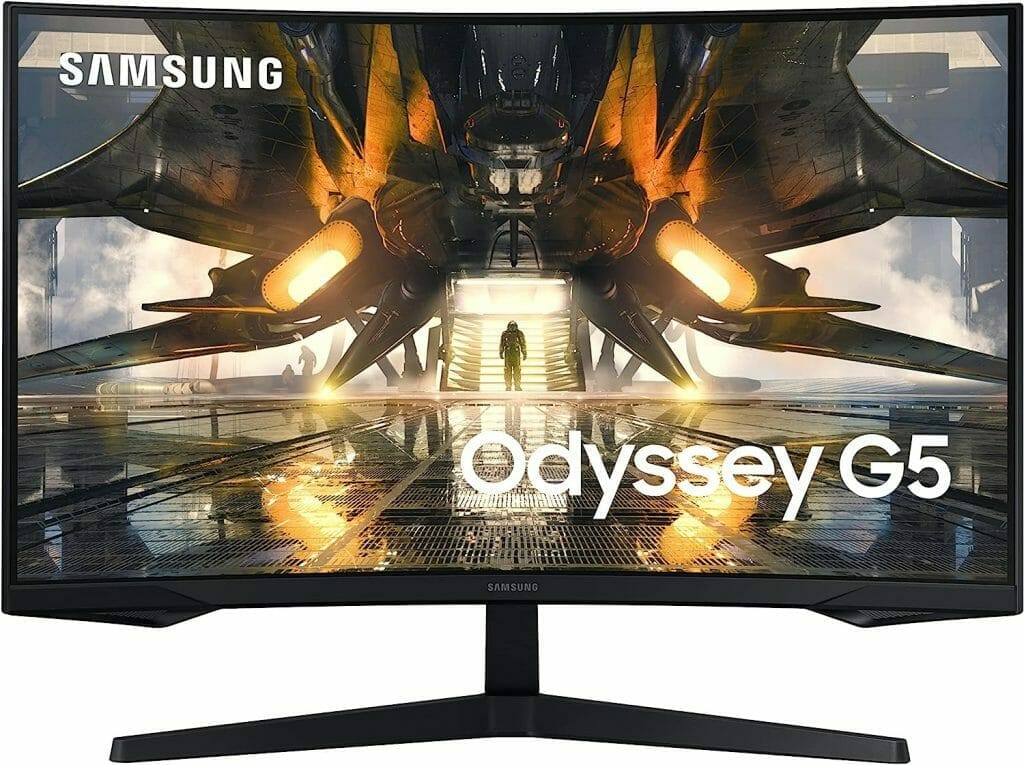 Samsung Odyssey G55A (LS32AG550ENXZA) Review screen