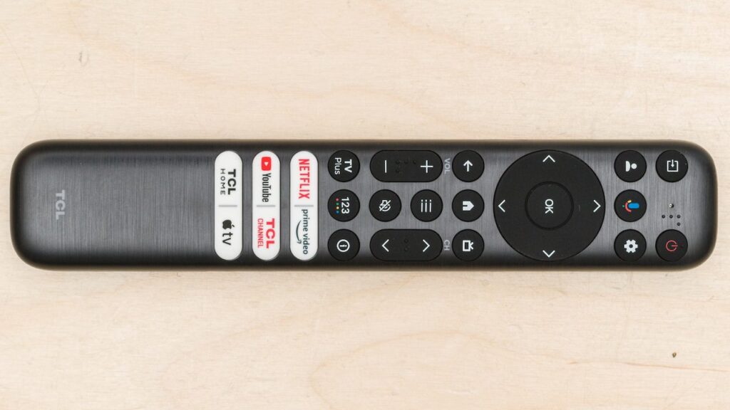 TCL 55S450F Review remote