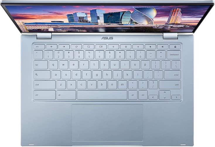 Asus Chromebook Flip C433 C433TA AS384T Review keyboard